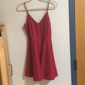 Lulus red skater dress